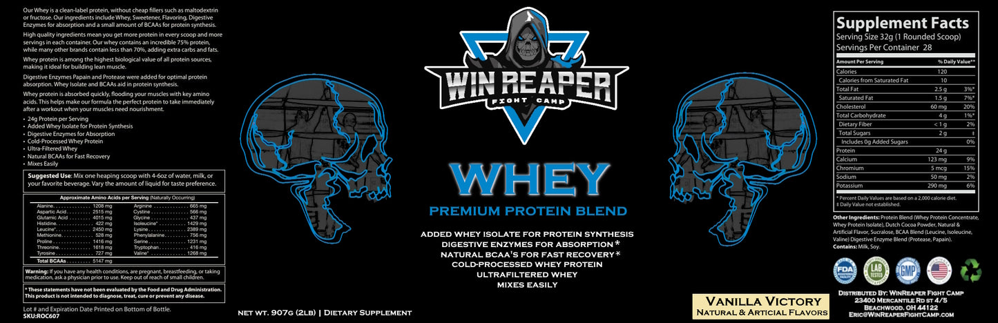 Premium Whey Protein - Vanilla Victory